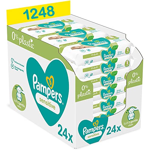 Pampers (Alte Version), Babytücher 0%, 1248 Tücher (24 x 52 Stück)