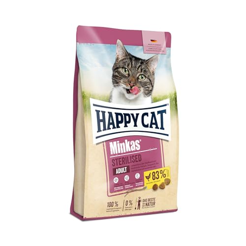 Happy Cat Minkas Sterilised Geflügel, 10 kg
