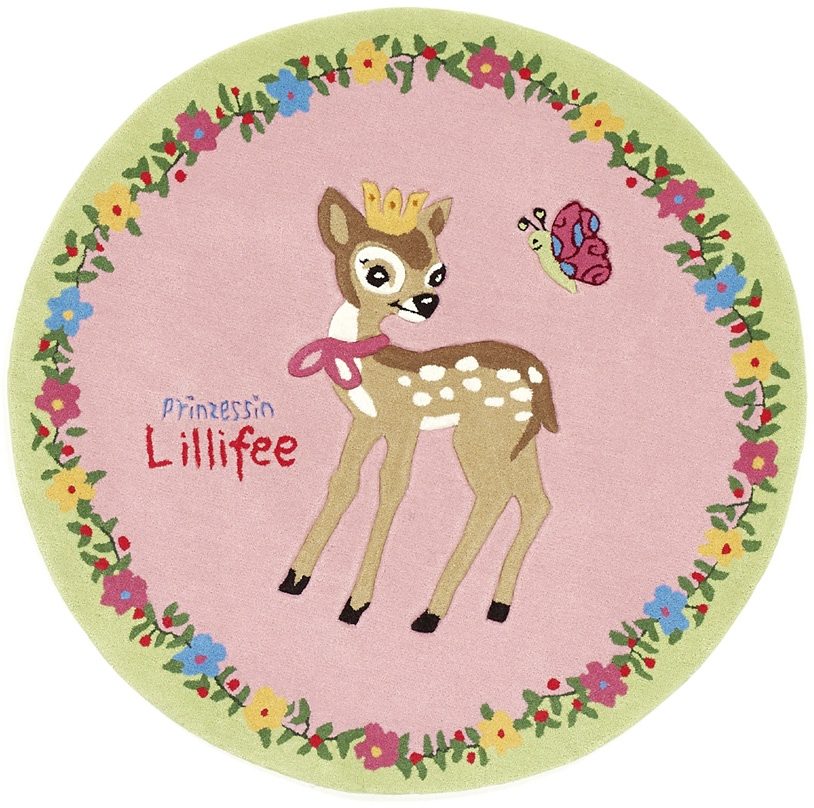 Prinzessin Lillifee Kinderteppich "LI-2935-01", rund