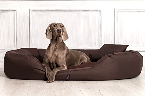 tierlando® SV6-01 Orthopädisches Hundebett Sammy VISCO aus fest gewebtem Polyester Gr. XXXL 170 cm Braun