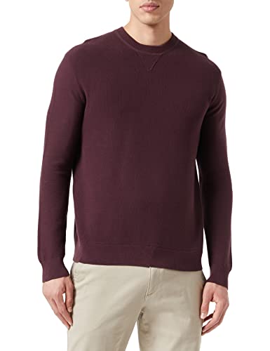 Sisley Herren L/S 10C1S100L Sweater, Burgundy 1H8, L