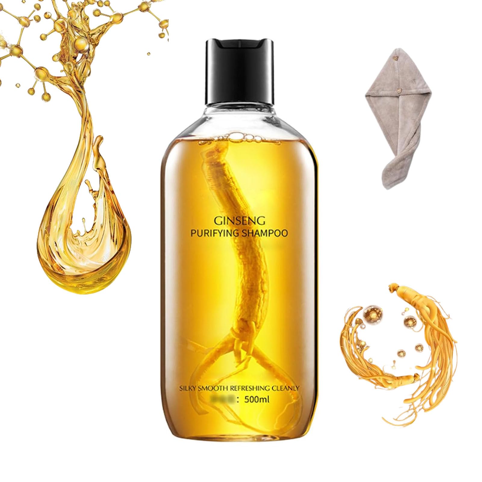 Anti-Hair Loss Shampoo-No.1 Patent Sales in Japan, Ginseng Extract Root Nourishing Shampoo, 8 Minute Ginseng Shampoo, Herbal Hair Care Serum, Ginger Hair Loss Control Shampoo (1)