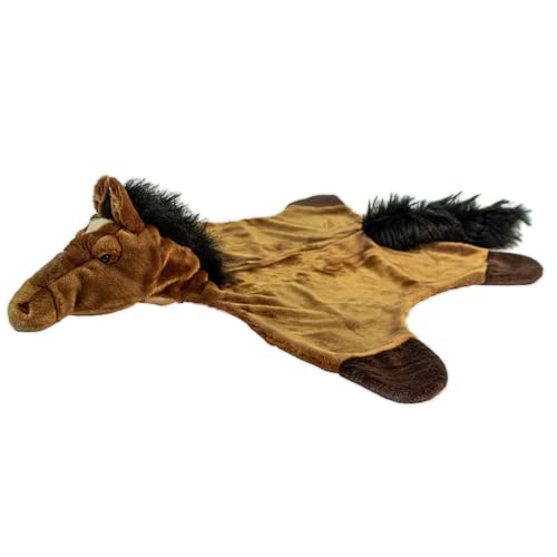 Linnea Kostüm aus Plüsch, braunes Pferd