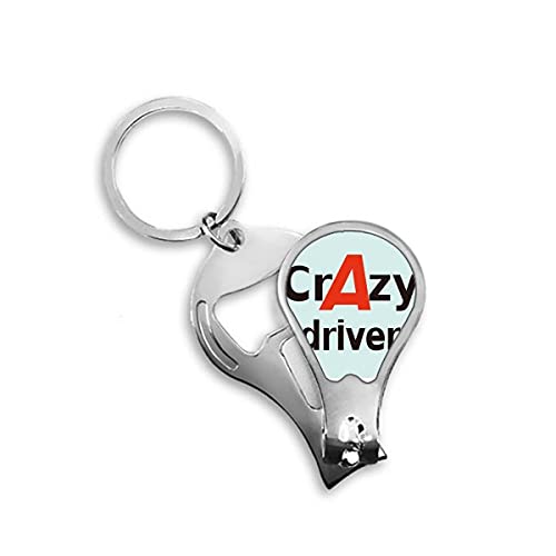 Brief Best Cool Driver Chauffeur Fingernagel Clipper Cutter Opener Keychain Schere