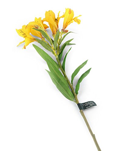 Closer 2 Nature künstliche Blumen Floral Elegance, Inkalilie, 74 cm, gelb