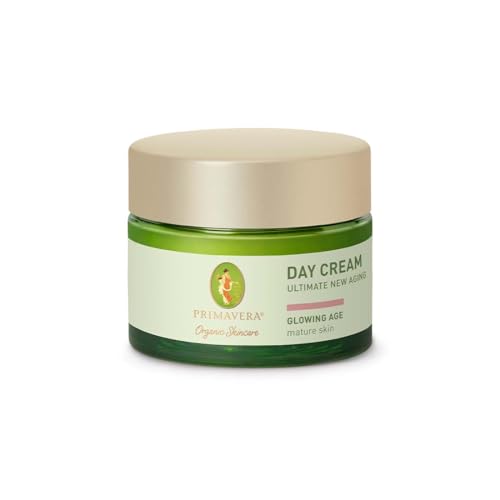 PRIMAVERA Day Cream - Ultimate New Aging 30 ml - Naturkosmetik - Wirkungsvolle Gesichtscreme für reife, anspruchsvolle Haut - aktiviert, restrukturiert und strafft die Haut - Glastiegel - vegan
