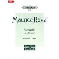 Concerto en Sol Majeur (Piano Concerto in G Major) Piano