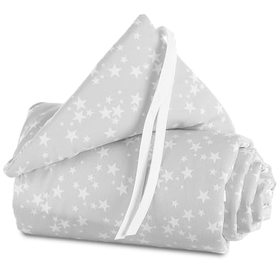 babybay Nestchen Piqué Maxi Sterne weiß 168 x 24 cm