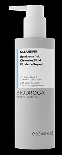 Biodroga Reinigungsfluid 200 ml – Gesichtsreinigung Porenreiniger Face Wash Gesicht Cleanser hautfreundlich