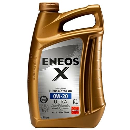 ENEOS Motoröl 0W20 X ULTRA 4L - Motorenöl für Auto - Vollsynthetisch Motor Öl mit Organischen Zusätzen - Weniger Kraftstoffverbrauch