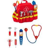 Theo Klein 4314 Rettungsrucksack | Mit Stethoskop, Spritze und vielem mehr | Elektronischer Blutdruckmesser mit Sound | Spielzeug für Kinder ab 3 Jahren