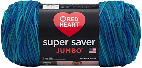 Red Heart Super Saver Jumbo E302C, Aras, Acryl, Ara, 0.1 x 0.1 x 0.1 cm, 880