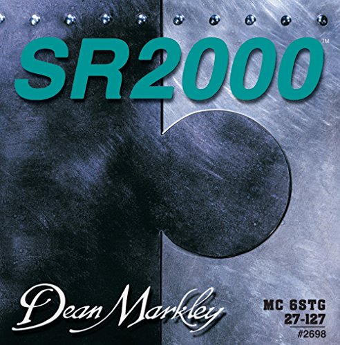 DEAN MARKLEY SR2000 BASS GUITAR STRINGS MEDIUM CUSTOM 6STR 27-127