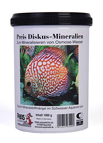Preis Aquaristik Diskus-Mineralien 1000 g- zum Mineralisieren von Osmosewasser und weichem Leitungswasser