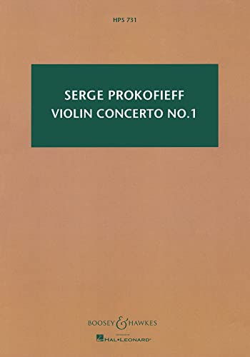 Violinkonzert Nr.1: op. 19. Violine und Orchester. Studienpartitur. (Hawkes Pocket Scores)