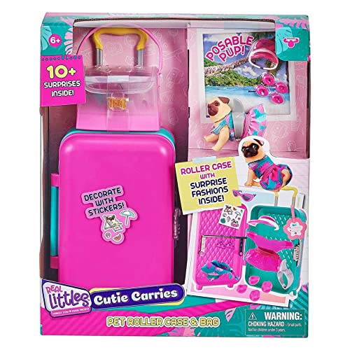 Cefa Toys - Real Littles Mini-Reise-Set Cutie Carries, Mini-Koffer mit Rädern, Transportbox und Spielzeug, geeignet für Mädchen ab 6 Jahren