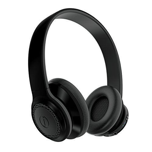 Jam Audio Transit 2.0 - Bluetooth Kopfhörer mit aktiver Rauschunterdrückung + kabellose On-Ear Kontrolle, Mikrofon, schweißresistente Kopfhörer, 15 Stunden Batterie, Tiefbass, klare Höhen