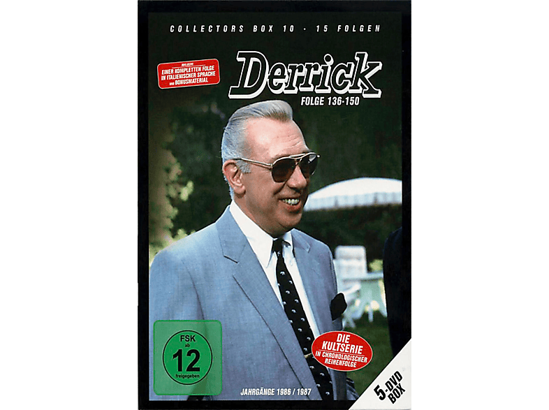 Derrick: Collector’s Box Vol. 10 (Folge 136-150) DVD