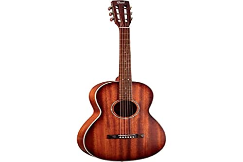 Cort AP550M Vintage Parlor Korpus mit offenen Poren Mahagoni Standard Serie Gitarre