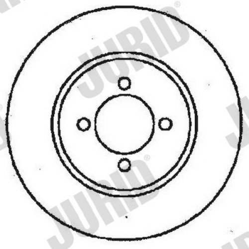 Jurid 561375JC NONOX Bremsscheibe - (Paar)