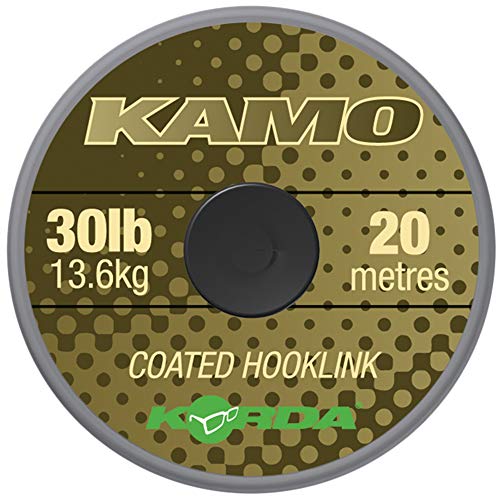 Korda Kamo Coated Hooklink 20m - Vorfachmaterial, Tragkraft:30lbs/13.6kg
