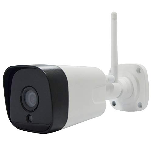 Superior Security iCM001 WiFi Outdoor Überwachungskamera HD 10800p 2.4GHz mit Nachtsicht und Zwei-Wege-Audio - Bewegungsabschaltung - Manueller Zoom, weiß
