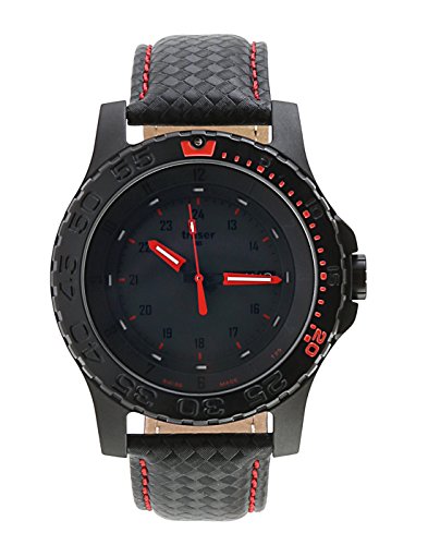 Traser Herren Analog Quarz Uhr mit Leder Armband 105502