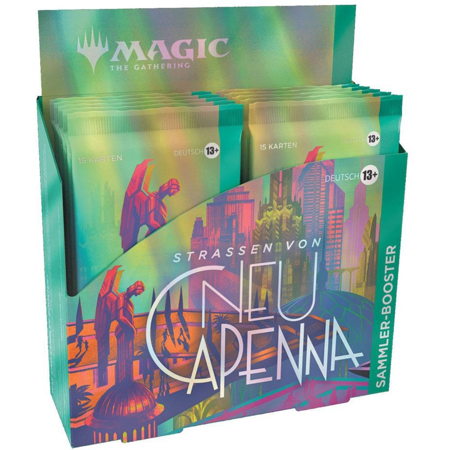 Magic: The Gathering - Straßen von Neu-Capenna Sammler Booster Display deutsch, Sammelkarten