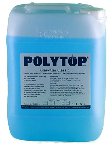 Polytop Glas-Klar Classic Glasreiniger 10 Liter