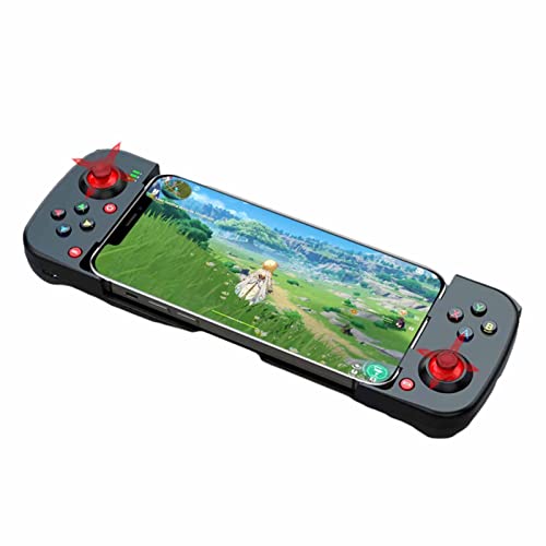 Hudhowks Type C Phone Controller Mobile Game Controller Einstellbarer Telefon-Controller -Telefone für iOS-Telefone, Joystick-Gamepad-Controller