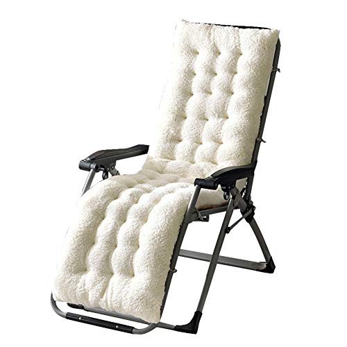 fllyingu Liege-Stuhl Polster-Auflage Dick Liegenauflagen Auflage Gartenliege, Auflage für Deckchair für Gartenliegen Sonnenliege