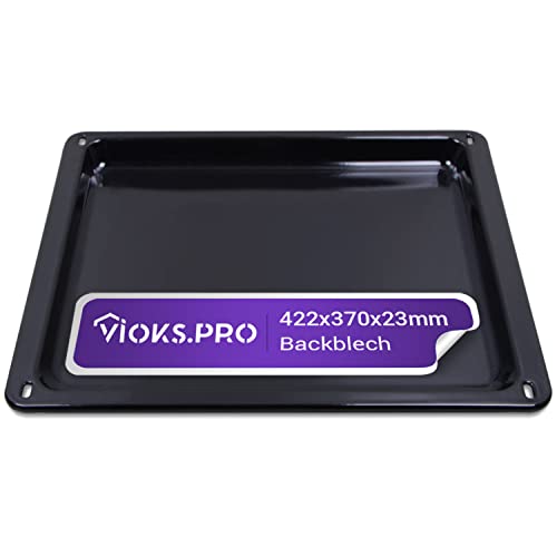 Vioks.pro Backblech 42x37 cm Ersatz für Zanussi/AEG Backblech klein 353193923/3 - Backblech Universal für Ofen & Backofenzubehör & Herdzubehör