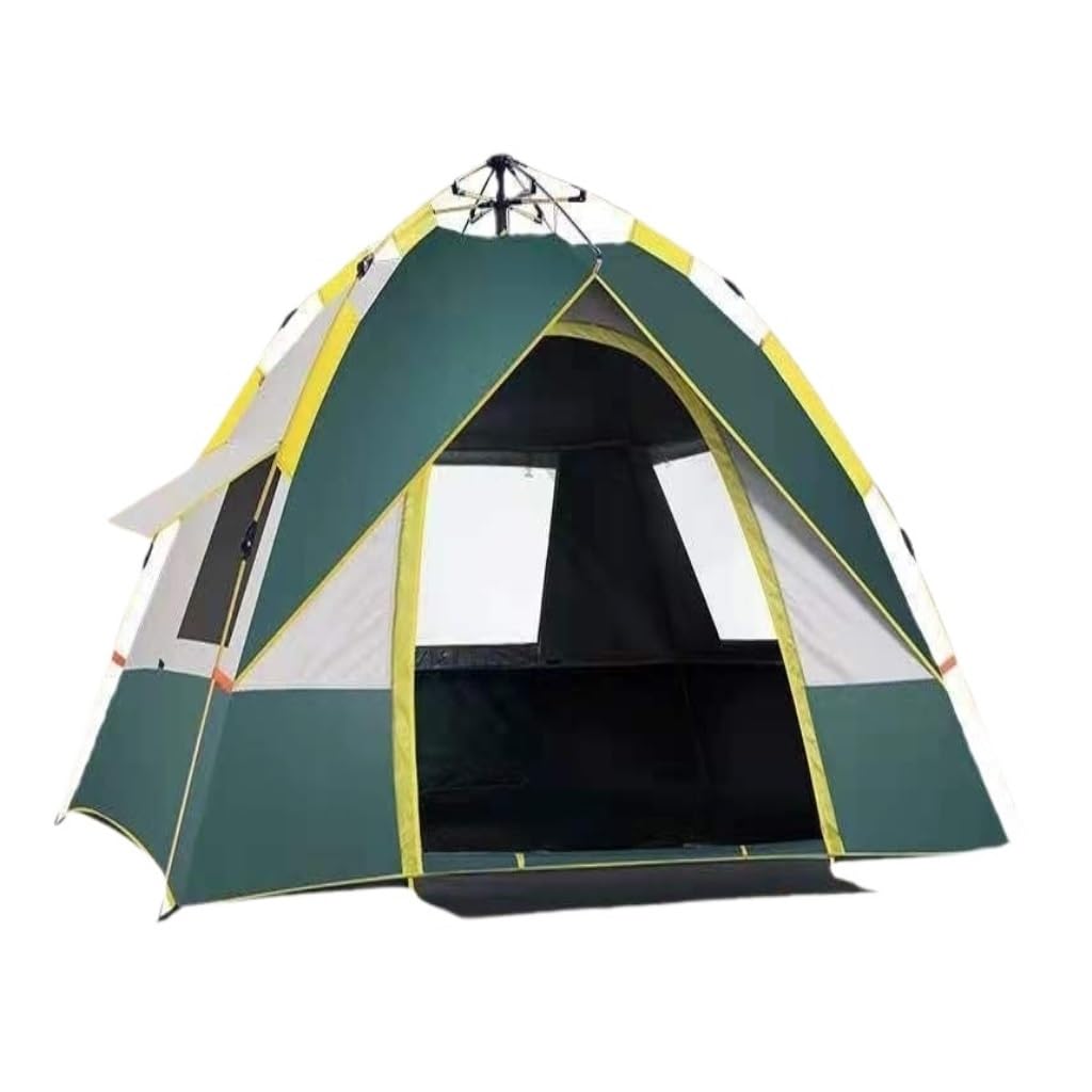 Camping Tent Outdoor Zelt Camping Outdoor Camping Schnell Zu Öffnendes Zelt Verdicktes Sonnenschutz- Und Regenschutzzelt Tragbares Zelt Tent Camping (Color : G, Size : D)