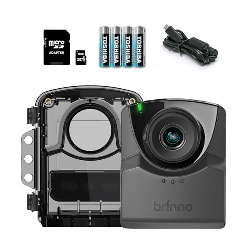 Brinno TLC2020 Zeitraffer-Kamera-Set mit IP67 wasserdichtem Gehäuse (ATH1000) - Full HD & HDR - Flexibler Zeitplan - 99 Tage Akku - einfache Einrichtung & Bedienung