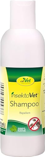 cdVet insektoVet Shampoo schützender Repellent Insektenschutz für Hund und Katze – effektive und wohlriechende Fellpflege