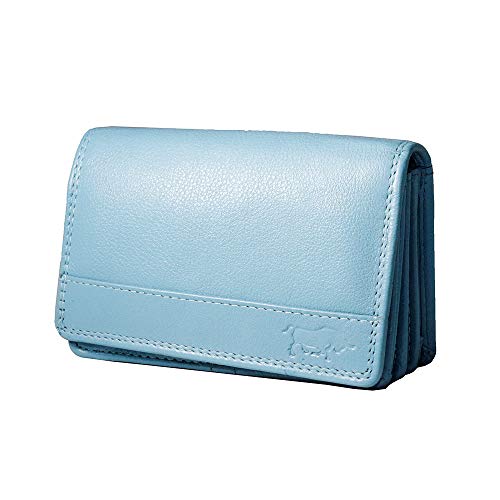 Arrigo Unisex-Erwachsene Brieftasche Geldbörse, Blau (Lichtblauw), 3x8.5x12.5 cm