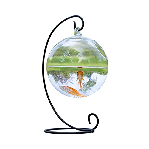 Aquarium, kreatives hängendes Glas, kleines Aquarium, hydroponische transparente Glasvase, Wohnzimmer, Büro, Dekoration, Ornamente, Aquarien Feito NA China