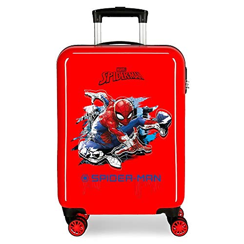 Marvel (MAS2Q) Spiderman Geo Infantil, Rot (Rojo)