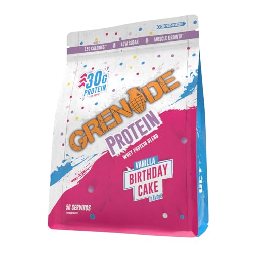 Grenade Protein (2000g) Birthday Cake