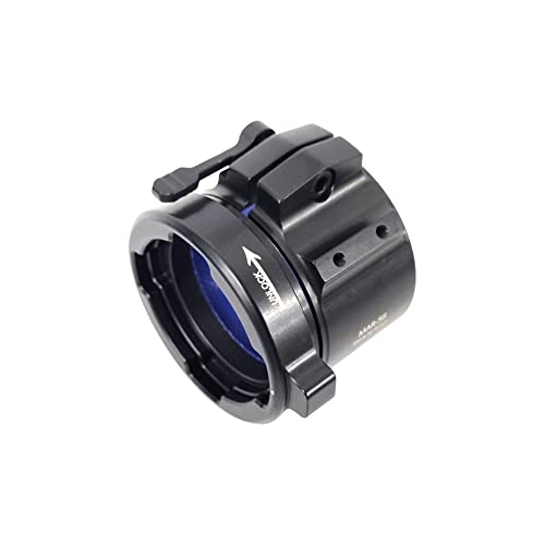 Rusan Modular Adapter MAR für Wärmebild- und Nachtsichteräte - für Zieloptik/Zielfernrohr BZW. Vorsatzgerät (Wärmebildkamera/Nachtsuchtgerät) - robust & schussfest (63,5 mm Durchmesser)