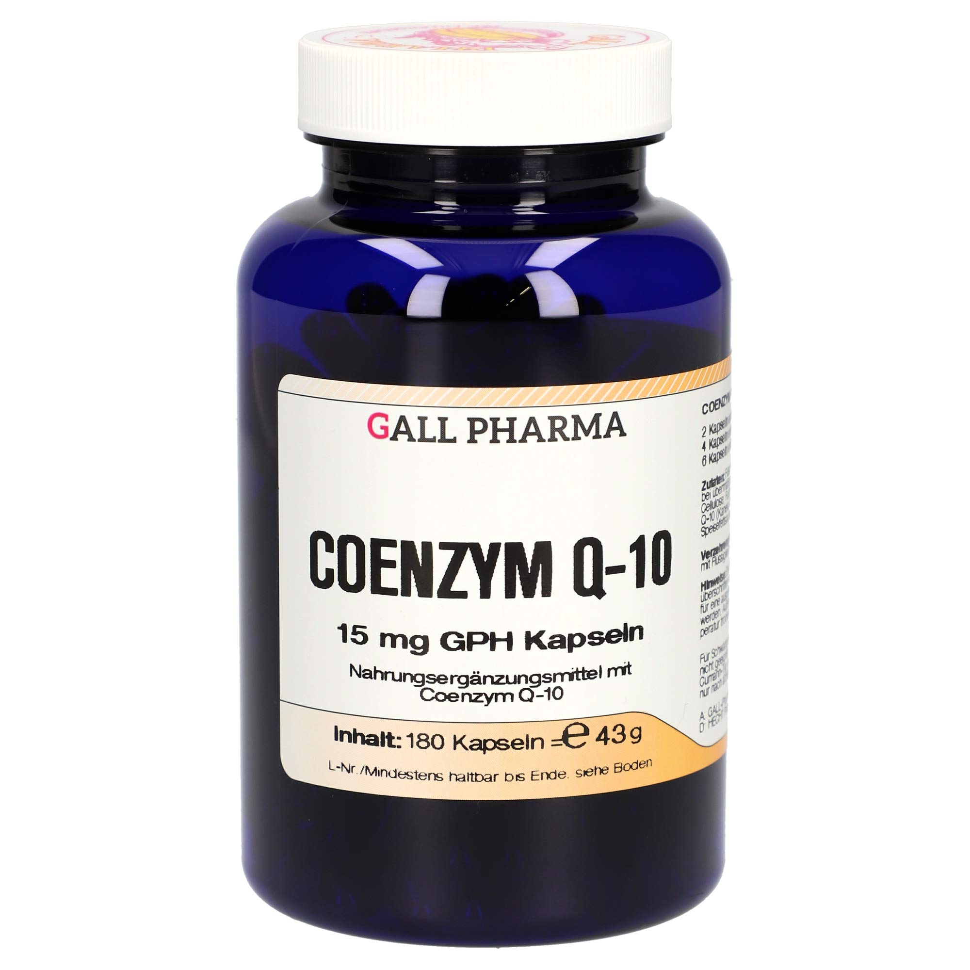 Gall Pharma Q-10 15 mg GPH Kapseln, 180 Kapseln