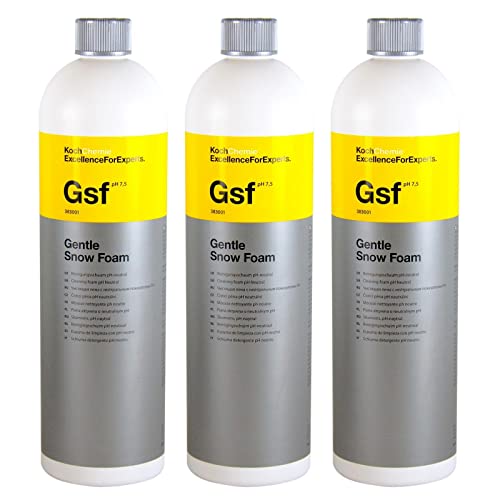 Koch Chemie 3x Gsf Gentle Snow Foam Reinigungsschaum pH-neutral 1 L Liter