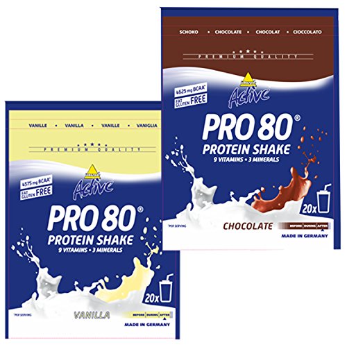 Inko Active Pro 80 Beutel 2er Mix Pack (2x500g) Schoko/Vanille (D)