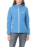 Ultrasport Damen Outdoor Softshell-jacke Estelle Softshelljacke, Türkis/Weiß, XS