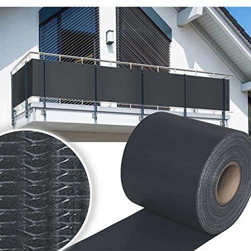 huigou HG® 70 m x 19 cm Sichtschutzstreifen Stabmattenzaun Streifen PVC Verschiedene Modelle für den Gartenzaun oder Balkon