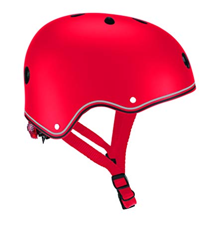 Globber Junior Primo-Red Kinder-Helm, Unisex, Rot, Größe XS-S