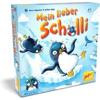 Zoch 601105189 - Mein Lieber Scholli (Kinderspiel ab 6 Jahre) - rutschiger Pinguin-Spaß auf der Eisrutschbahn für Kinder, 2-4 Spieler, ca. 30 Min. Spiel-Dauer pro Spiele-Runde