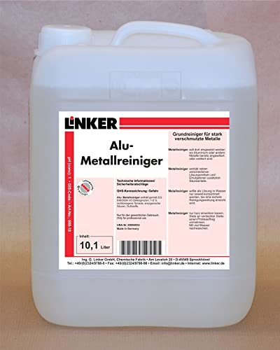 Linker Chemie Alu- und Metallreiniger 10,1 Liter Kanister | Reiniger | Hygiene | Reinigungsmittel | Reinigungschemie |