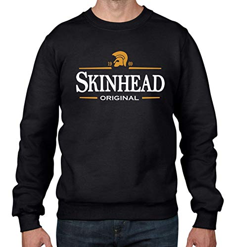 Skinhead Herren Sweatshirt Original, schwarz, Medium