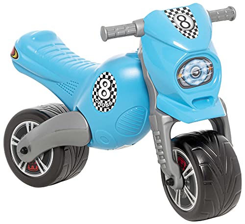 JT-Lizenzen Dohany Rutscher Motorrad Fahrzeug Cross 8 Kinder Laufrad Lauflernrad blau